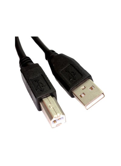 Buy High Speed USB 2.0 Printer Cable Black in Saudi Arabia