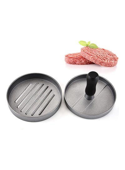 Buy Burger Press Patty Maker Silver 9.50 x 9.50 x 0.27cm in Saudi Arabia