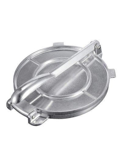 Buy Aluminium Tortilla Press Silver 6.5inch in Saudi Arabia