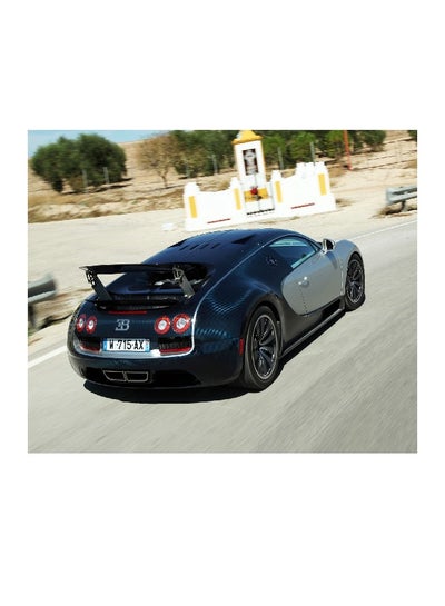 Buy Bugatti Vinyl Self Adhesive Wall Sticker Black 60x45cm in Egypt