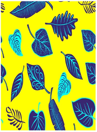 Buy Leaves Vinyl Self Adhesive Wall Sticker Multicolour 80x60cm in Egypt