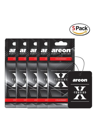 Buy 5 Pack X Car Air Fragrance -Version Strawberry in Saudi Arabia