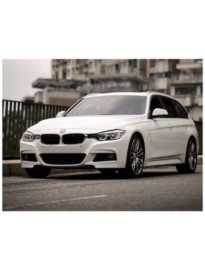 Buy Bmw 320I Vinyl Self Adhesive Wall Sticker Multicolour 80x60cm in Egypt