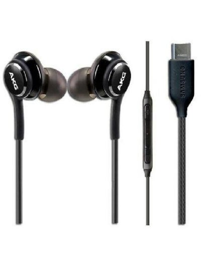 Buy Type C Wired In Ear Earphone Black in Egypt
