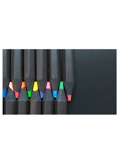 Buy Colored Pencils Vinyl Self Adhesive Wall Sticker Multicolor 80x60cm in Egypt