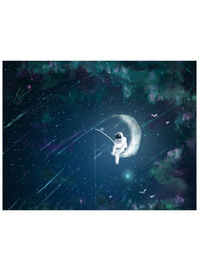 Buy Astronaut Vinyl Self Adhesive Wall Sticker Multicolour 80x60cm in Egypt