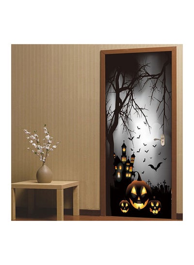 Buy Halloween Horrible 3D Wall Door Sticker Multicolour 75x200cm in Egypt