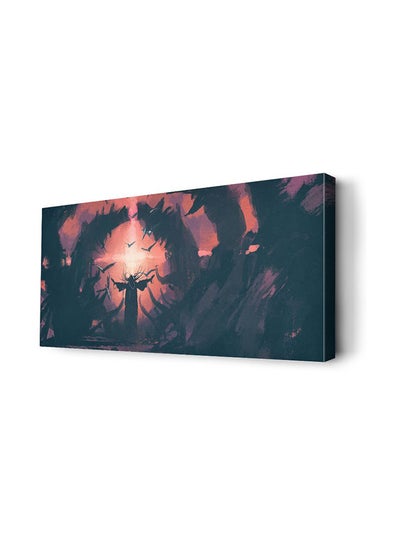 Buy A Canvas Arts For Wall From Decalac Printed On Canvas With Internal Wooden Frame Multicolour 100x45cm in Egypt