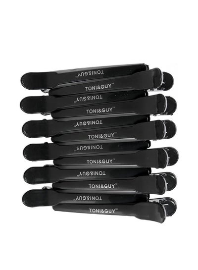 Buy 12 Piece Soft-Touch Sectioning Clips Black 35grams in UAE