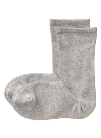 Buy Right Angle Cotton Socks Grey in UAE