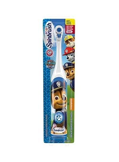 Buy Paw Patrol Spinbrush Toothbrush White/Blue 1meter in UAE