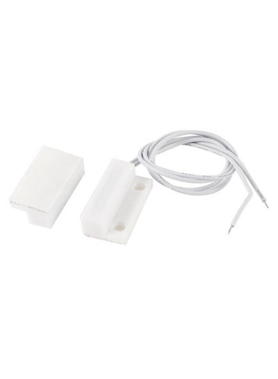 Buy Magnetic Wired Door Switch Sensor MC38 White 27 x 14 x 7.6mm in Saudi Arabia