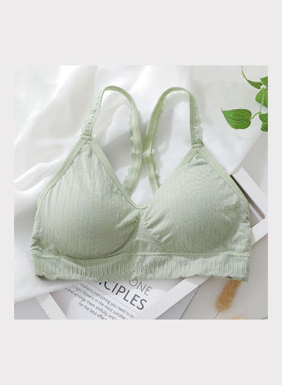 Buy Underwear Paded Bra Green in UAE