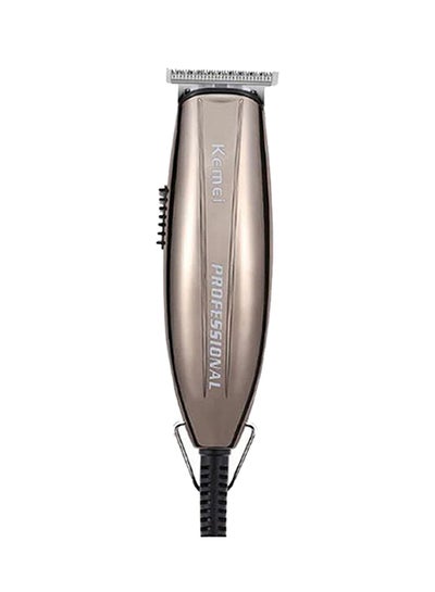 Buy Professional Rechargable Hair Clipper Gold/Silver in UAE