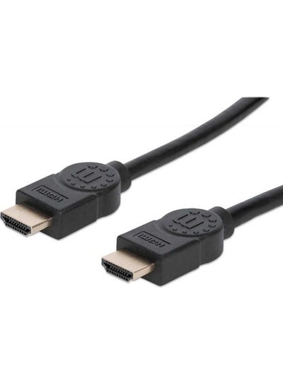 Buy Ultra Thin High Speed HDMI Cable With Ethernet Black in Egypt