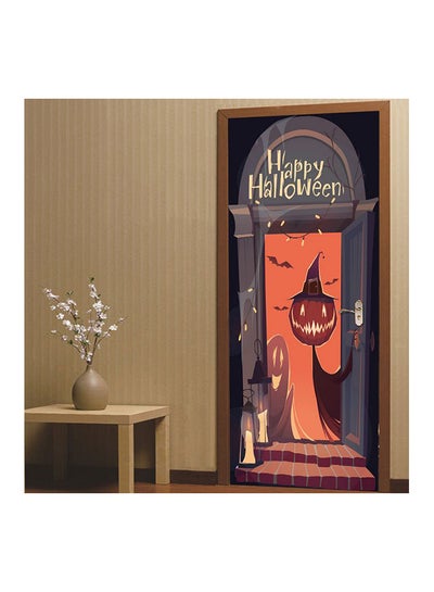 Buy Halloween Horrible 3D Wall Door Sticker Multicolour 75x200cm in Egypt