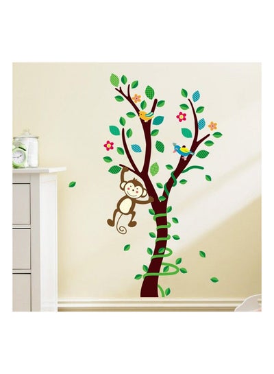 Buy Forest Cute Monkey Children'S Room Bedroom Decoration Wall Sticker Multicolour 60x90cm in Egypt