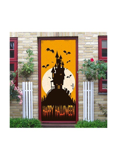 Buy Halloween Horrible 3D Wall Door Sticker Multicolour 75x200cm in Egypt