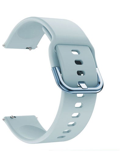 Buy Replacement Band For Samsung Galaxy Watch Active2 - 22mm Light Blue in Saudi Arabia