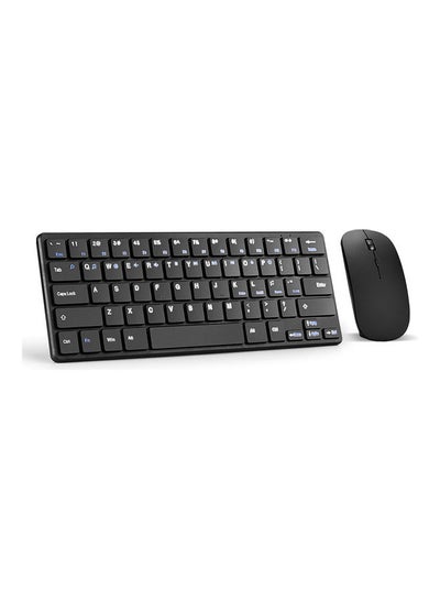Buy 2-Piece Wireless Keyboard And Mouse Set Black in UAE