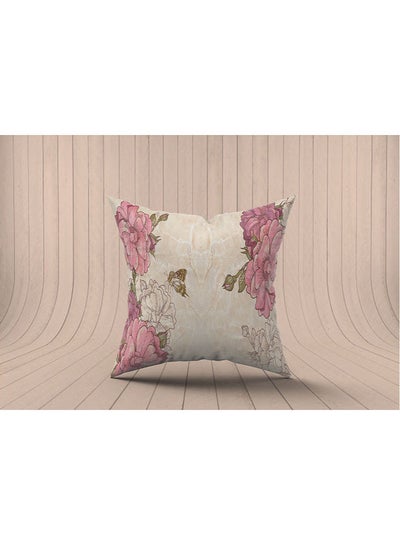 Buy Decorative Printed Cushion Cover fabric Multicolour 40x40cm in Egypt