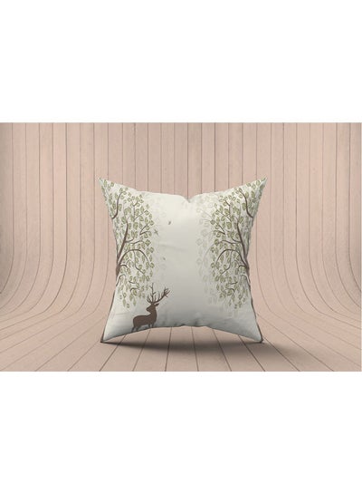 Buy Decorative Printed Cushion Cover fabric Multicolour 40x40cm in Egypt