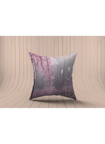 Buy Decorative Printed Cushion Cover fabric Multicolour 40x40cm in Egypt