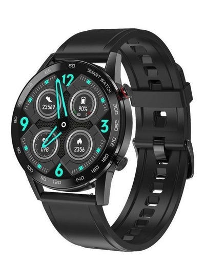 Buy Waterproof And Heart Rate Tracker Touch Screen Full Square Smart watch For Android / IOS black in Saudi Arabia