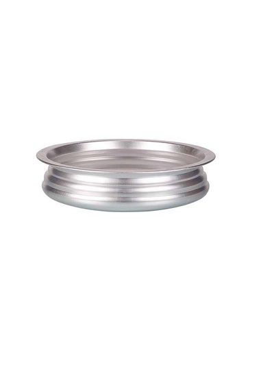 Buy Anodised Aluminium Uruli With Lid Silver 31cm in UAE