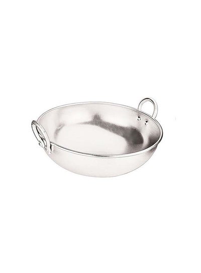 Buy Aluminium Light Weight Kadai Silver 17cm in UAE