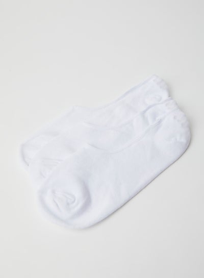 Buy 5-Pair Basic Short Socks Set White in Saudi Arabia