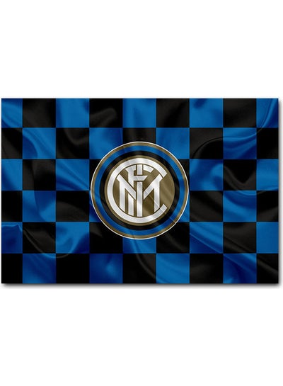 Buy Inter Milan FC Wall Art Blue/Black 40x60cm in Saudi Arabia