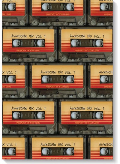 Buy Cassettes Printed Wall Art Multicolour 40x60cm in UAE