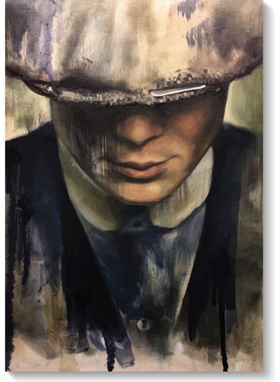 Buy Thomas Shelby Beaky Blinders Wall Art Multicolour 40x60cm in Saudi Arabia