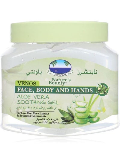 Buy Venos Face And Body With Hands Soothing Moisturizing Gel With Aleo Vera 560ml in Egypt