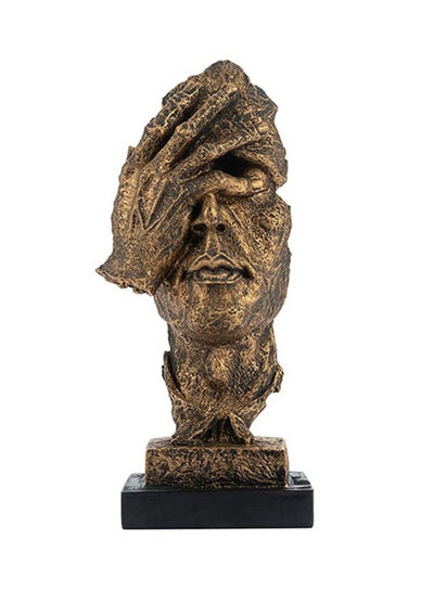 Buy Creative Face Off Statue Bronze 33cm in UAE