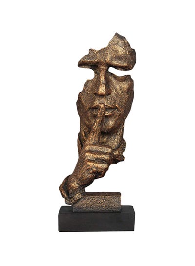 Buy Creative Silence Is Golden  Statue Bronze 13cm in UAE