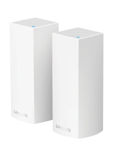 Buy WHW0302 Velop Tri-Band Whole Home Wi-Fi Mesh System Router, Pack of 2 White in UAE