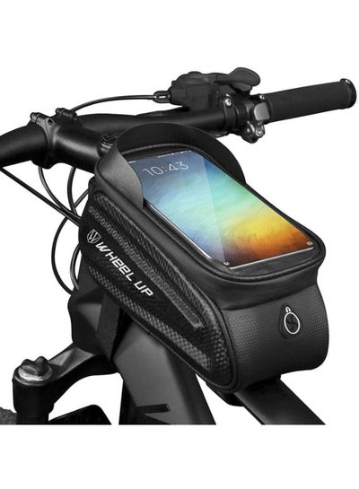 Waterproof Pouch Bike Bag Bicycle Bag Front Handlebar Frame Touch