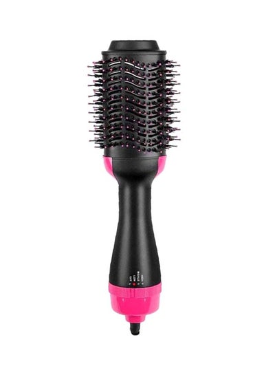 Buy 2-in-1 Hair Dryer And Volumizer Brush Black/Pink in UAE