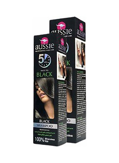 Buy 2-Piece Back To Black Hair Shampoo Coloring Set 500ml in Egypt