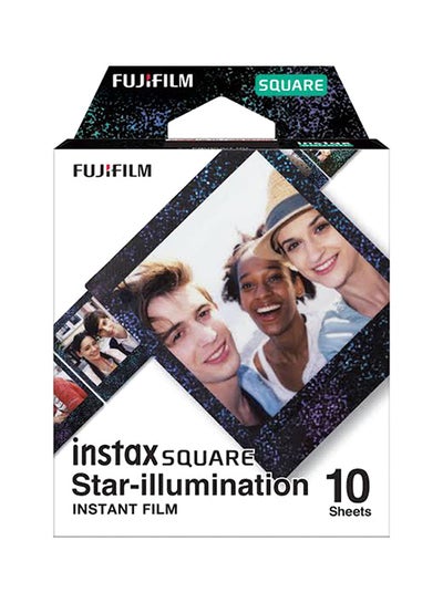 Buy Square Instant Film, 10 Exposures Multicolour in UAE