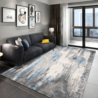 Buy Simple Modern Style Print Non-Slip Living Room Bedroom Floor Mat multicolour 60*90(W*L)cmcm in Saudi Arabia