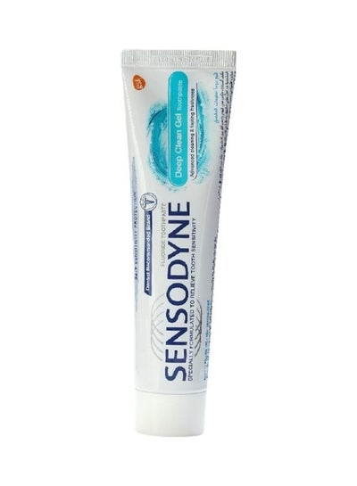 Buy Deep Clean Gel Toothpaste White 100millimeter in Egypt