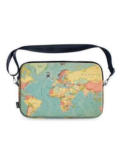 Buy Travel Map 17 "Inch Laptop Sleeve Multi-Color in Egypt