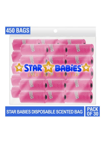 Buy Scented Bag Pack Of 30 - Pink (450 Bags)-Regular in UAE