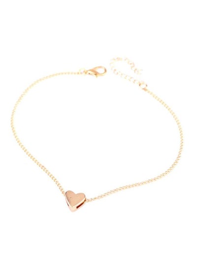 Buy Single Heart Pattern Anklet in Saudi Arabia