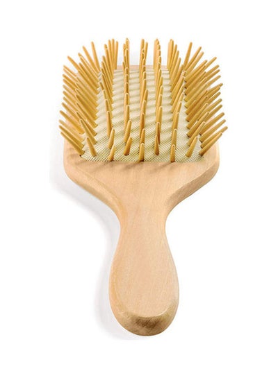 Buy Hair Brush for Hairdresser: Wood Large Size Beige in Egypt