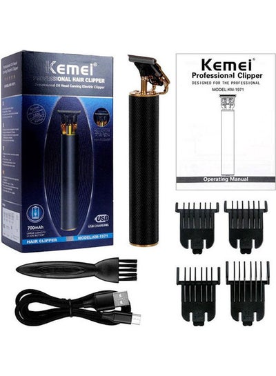 Buy KM-1971 Professional Hair Clipper for Men - Black in UAE