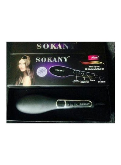 Buy Simply Brush To Smooth Straightener Black in Egypt